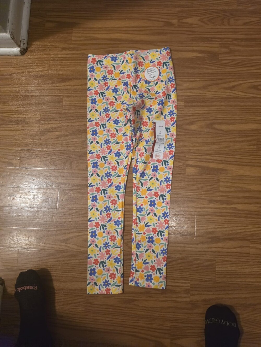 wonder nation Floral Print Leggings - Yellow, Pink, Blue, Green